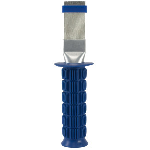 MA-Line MA-MFC2 Fin Comb Metal with Blue Rubber Grip Handle