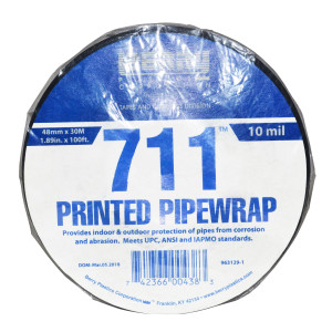Berry Printed PipeWrap Tape 1.9 in x 100 ft (48mmx30m) 10mil 711 Berry Printed PipeWrap Tape 1.9 in x 100 ft (48mmx30m) 10mil 711