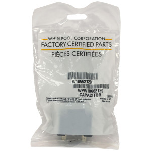 Whirlpool WPW10662129 Genuine OEM Run Capacitor 12mfd 210vac 
Fits: W10662129 W10658690 W10590083 2169373  Whirlpool WPW10662129 Genuine OEM Run Capacitor 12mfd 210vac 
Fits: W10662129 W10658690 W10590083 2169373