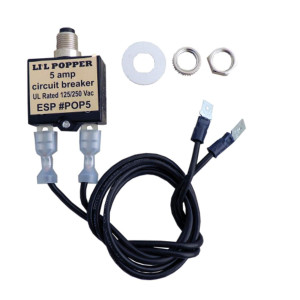 Supco POP5 5 Amp Circuit Breaker, Push Button Supco POP5 5 Amp Circuit Breaker, Push Button
