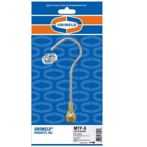 Uniweld MTF-5 Capn Hook Tip (5 Flame) Acetylene Uniweld MTF-5 Capn Hook Tip (5 Flame) Acetylene
