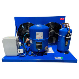 Danfoss OP-HGZ080D39Q Unidad Condensadora Microcanal 7HP MBP 230V/3Ph/60Hz R134a,R404A,R448A,R449A,R452A,R513A Lubricante POE 2 Ventilador con Compresor Reciprocante MTZ80-3 115N0312
 Danfoss OP-HGZ080D39Q Unidad Condensadora Microcanal 7HP MBP 230V/3Ph/60Hz R134a,R404A,R448A,R449A,R452A,R513A Lubricante POE 2 Ventilador con Compresor Reciprocante MTZ80-3 115N0312