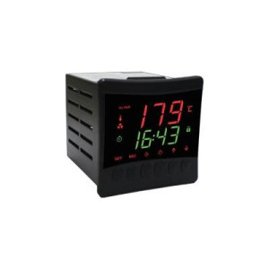 Full Gauge TO-751B Oven Thermostat Timer 85-265 V 50/60 Hz Thermon for dough proofer chambers, temperature range 32 F to 140 F, 3 relay outputs, 2 digital inputs, flame sensor and internal buzzer
