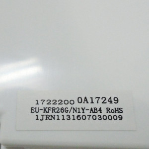 Display for Mini split ductless Air conditioning Indoor Unit 17222000A17249 EU-KFR26G/N1Y-AB2.JD.GN.WXXS.XS2.8 RoHS may Include 17122000A13927 fits ecox
 Display for Mini split ductless Air conditioning Indoor Unit 17222000A17249 EU-KFR26G/N1Y-AB2.JD.GN.WXXS.XS2.8 RoHS may Include 17122000A13927 fits ecox