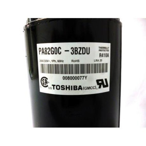 Toshiba Compressor fixed speed rotary 9.000 Btu 220v/60hz/1ph R410 PA82G0C-3BZDU 201400601430 11103010001209
Fits: EACM009C11B EADM009C11B Toshiba Compressor fixed speed rotary 9.000 Btu 220v/60hz/1ph R410 PA82G0C-3BZDU 201400601430 11103010001209
Fits: EACM009C11B EADM009C11B