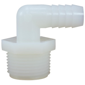 MA-Line MA-22117 Codo de Nylon para Linea de Condensado de 1/2pulg Barb x 3/4pulg NPT (4 x Bolsa) MA-Line MA-22117 Codo de Nylon para Linea de Condensado de 1/2pulg Barb x 3/4pulg NPT (4 x Bolsa)