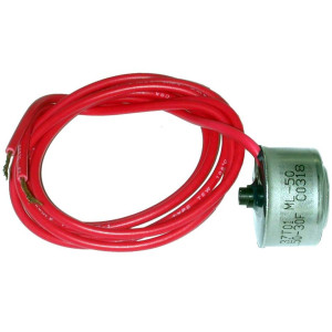 Appli Parts APBT- L50CA Bimetal Thermostat 2 Wire, Open 50 F and Close 30 F, with Clip, red and red colored wires, Model Reference BIM-3 / Thermodisc Appli Parts APBT- L50CA Bimetal Thermostat 2 Wire, Open 50 F and Close 30 F, with Clip, red and red colored wires, Model Reference BIM-3 / Thermodisc