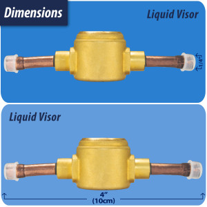 Appli Parts APSG-14AS 1/4 in Sight Glass and liquid moisture indicator Solder connections with Solid Body for HVAC/R installations suitable for CFC HCFC HFC refrigerants Appli Parts APSG-14AS 1/4 in Sight Glass and liquid moisture indicator Solder connections with Solid Body for HVAC/R installations suitable for CFC HCFC HFC refrigerants