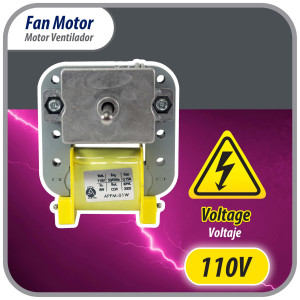 Appli Parts APFM-01W 8 W Fan Motor, 115 V, 50/60 Hz, 0.15 A, 3000 rpm, CCW rotation, for Refrigerator Evaporator replacement for original part numbers NUV-01W, RE-01WQSZE and others Appli Parts APFM-01W 8 W Fan Motor, 115 V, 50/60 Hz, 0.15 A, 3000 rpm, CCW rotation, for Refrigerator Evaporator replacement for original part numbers NUV-01W, RE-01WQSZE and others