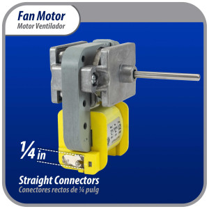 Appli Parts APFM-01W 8 W Fan Motor, 115 V, 50/60 Hz, 0.15 A, 3000 rpm, CCW rotation, for Refrigerator Evaporator replacement for original part numbers NUV-01W, RE-01WQSZE and others Appli Parts APFM-01W 8 W Fan Motor, 115 V, 50/60 Hz, 0.15 A, 3000 rpm, CCW rotation, for Refrigerator Evaporator replacement for original part numbers NUV-01W, RE-01WQSZE and others