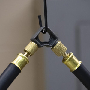 Appli Parts Dual Run Capacitor for ac 80+7.5 Mfd uF (microfarads) 370VAC or 450VAC CBB65 Round Universal fit for hvac and other applications 5-3/4 in High 2-5/16 in Wide CON-80/7.5-450