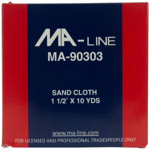 MA-Line MA-90303 Sand Cloth 1-1/2in x 10Yds