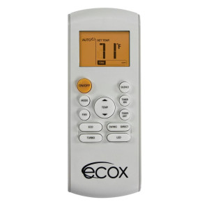 Remote Control Rg57e1/Bgeu1 Celsius/Fahrenheit Mini Split Ecox 17317000a40240