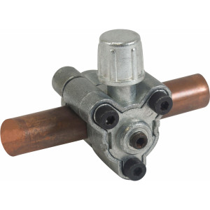Appli Parts APT-PV310 1/2, 5/8 in Bullet Piercing Valve kit with tube size adapters and o ring seal for small refrigeration systems with 1/4in SAE Service Port Appli Parts APT-PV310 1/2, 5/8 in Bullet Piercing Valve kit with tube size adapters and o ring seal for small refrigeration systems with 1/4in SAE Service Port