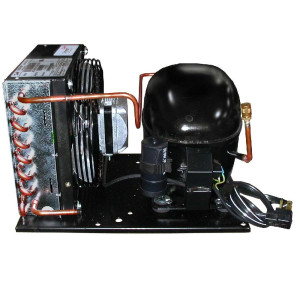 Danfoss MCGB0025R60000B 1/4HP, Compatible with R134a, Condensing Unit for Refrigeration, Copper Coil Aluminum Fins MBP 115/1/60 (V/Ph/Hz) 1 Fan,Fractional Compressor NF7FX, 114N0003