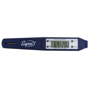 Supco THP2  Mide Temperatura y Humedad, Tamano de bolsillo, Pilas Incluidas, Media en Farenheit y Centigrados Supco THP2  Mide Temperatura y Humedad, Tamano de bolsillo, Pilas Incluidas, Media en Farenheit y Centigrados