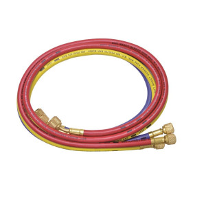 Uniweld HC3SMB 36 pulg ,Mangueras para Manometros, Roja, Amarilla y Azul, 1/4 pulg Conexion, para uso en Refrigeracion y Aire Acondicionado, CFC,HCFC,HFC, Soft Magic Barrier Uniweld HC3SMB 36 pulg ,Mangueras para Manometros, Roja, Amarilla y Azul, 1/4 pulg Conexion, para uso en Refrigeracion y Aire Acondicionado, CFC,HCFC,HFC, Soft Magic Barrier