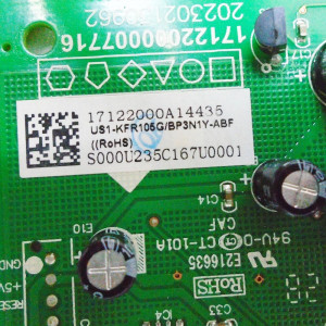 Pc Board For Ecox mini split Indoor Unit US1-KFR105G/BP3N1Y-ABF(P0)-W.JD.GN.WXNK.NK2.1(SS) RoHS 17122000A14435, 17122000018871 Fits: EDEM036H18B