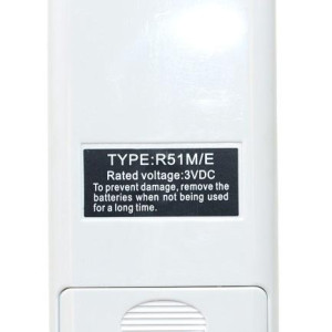 Remote Control Split Ecox R51M/E Celsius 2033550A7342, 17317000A689, 17317000A00689,  17317000A21321, S3005TLA0545S1136