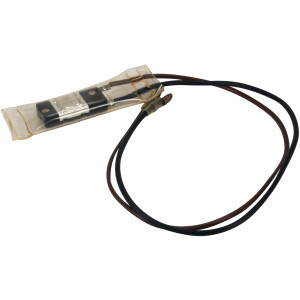 Appli Parts APBT-S2013 Bimetal Thermostat Asian Type 2 Wire Open 55 F and Close 32 F, with brown and black wires, Reference BIM-2013 / Thermodisc Appli Parts APBT-S2013 Bimetal Thermostat Asian Type 2 Wire Open 55 F and Close 32 F, with brown and black wires, Reference BIM-2013 / Thermodisc
