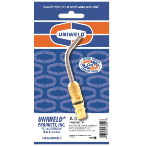 Uniweld Air/Acetylene Tip A-3 fits TH6 Quick Connect Handles 43020 Uniweld Air/Acetylene Tip A-3 fits TH6 Quick Connect Handles 43020
