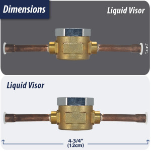 Appli Parts APSG-14S 1/4 in Sight Glass and liquid moisture indicator Solder connections with take-apart Body for HVAC/R installations suitable for CFC HCFC HFC refrigerants Appli Parts APSG-14S 1/4 in Sight Glass and liquid moisture indicator Solder connections with take-apart Body for HVAC/R installations suitable for CFC HCFC HFC refrigerants