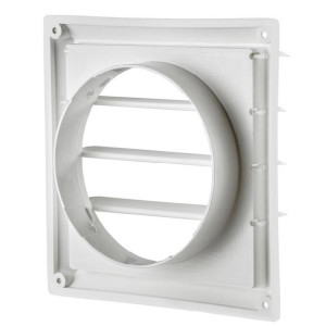 Lambro 361W White Plastic Louvered Vent 6 inch Lambro 361W White Plastic Louvered Vent 6 inch