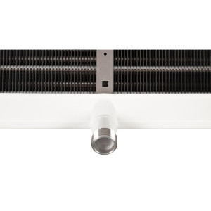 Danfoss 114U0005 Evaporator Optyma MBP 21K Btu/hr at 25F SST R404 Air Defrost 6FPI Low Profile 3 x 12in ECM fans DACC RX L210.1A4/A1 230V/1Ph/60Hz 
