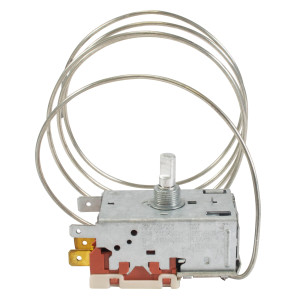 Appli Parts APRT-1126 Temperature Control Thermostat for Freezers, Refrigerators, Coolers Display, SPST, Cold Cut-In 0.4 F, Cold Cut-Out -11.2 F, Warm Cut-In 15.8 F, Capillary Tube 47 in, K50P-1126