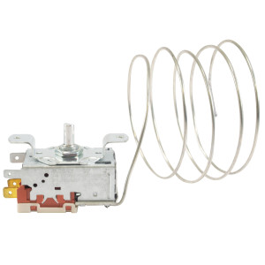 Appli Parts APRT-1126 Temperature Control Thermostat for Freezers, Refrigerators, Coolers Display, SPST, Cold Cut-In 0.4 F, Cold Cut-Out -11.2 F, Warm Cut-In 15.8 F, Capillary Tube 47 in Replaces K50P-1126 Appli Parts APRT-1126 Temperature Control Thermostat for Freezers, Refrigerators, Coolers Display, SPST, Cold Cut-In 0.4 F, Cold Cut-Out -11.2 F, Warm Cut-In 15.8 F, Capillary Tube 47 in Replaces K50P-1126