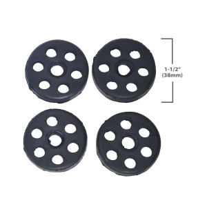 Appli Parts APAB-AFR Almohadillas de Goma para montaje de Unidad Condensadora de Mini Split en soporte, Kit que incluye 4 unidades, 1.5 pulg de diametro Appli Parts APAB-AFR Almohadillas de Goma para montaje de Unidad Condensadora de Mini Split en soporte, Kit que incluye 4 unidades, 1.5 pulg de diametro