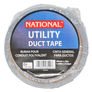 Tape/Cinta Multiuso Para Ducteria (48mmx9.15m) National 306 Silver 6 Mil Tape/Cinta Multiuso Para Ducteria (48mmx9.15m) National 306 Silver 6 Mil