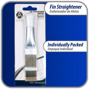 Appli Parts APT-FS352 Metal Fin comb straightener tool for condenser evaporator and radiator coil helps heat transfer increasing performance of air conditioner Appli Parts APT-FS352 Metal Fin comb straightener tool for condenser evaporator and radiator coil helps heat transfer increasing performance of air conditioner