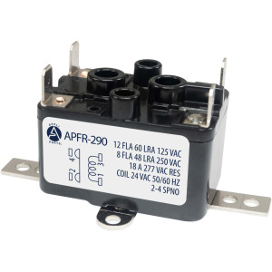 Appli Parts APFR-290 Rele de ventilador 90-290, de conmutacion de servicio pesado Bobina de 24 V, CA, SPST, Normalmente Abierto, Soporte de posicion de ajuste multiple aplicacion universal Appli Parts APFR-290 Rele de ventilador 90-290, de conmutacion de servicio pesado Bobina de 24 V, CA, SPST, Normalmente Abierto, Soporte de posicion de ajuste multiple aplicacion universal