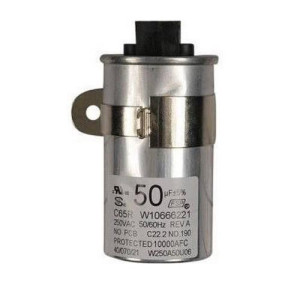 Whirlpool W10804664 Capacitor 50mfd 250 VAC, 50/60 Hz