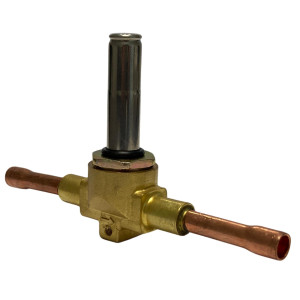 Appli Parts APSOV-14CS 1/4 ODF Solenoid Valve Body, Normally Closed NC, Coil Not Included, Suitable for multiple refrigerants CFC, HCFC and HFC