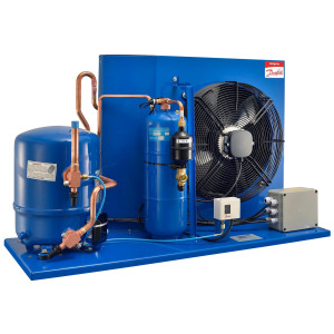 Danfoss OP-HJZ050D39N Unidad Condensadora Microcanal 4.5HP MBP 230V/1Ph/60Hz R134a,R404A,R448A,R449A,R452A,R513A Lubricante POE 1 Ventilador con Compresor Reciprocante MTZ50-1 115N0297
