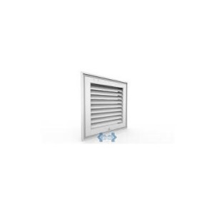 Return Grille 22in x 22in Vermont Standard with 45 degrees blades White aluminum  R45LB22.0022.00