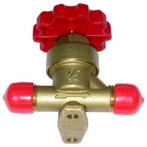Appli Parts APSV-12 1/2 in SAE Shut Off Valve Male Flare  Appli Parts APSV-12 1/2 in SAE Shut Off Valve Male Flare