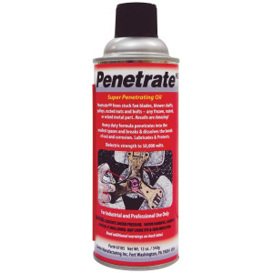 Nu-Calgon 61105 Penetrate HD 12 oz Spray frees stuck fan blades, blower shafts, pulleys, rusted nuts, and bolts – any frozen, rusted, or seized metal part Nu-Calgon 61105 Penetrate HD 12 oz Spray frees stuck fan blades, blower shafts, pulleys, rusted nuts, and bolts – any frozen, rusted, or seized metal part