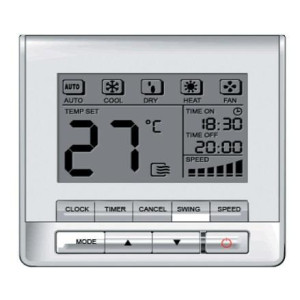 Wired Thermostat For Vrf Max. 16 Groups Wired Thermostat For Vrf Max. 16 Groups