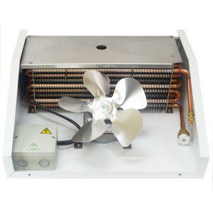 Oyon OEJ-1D-1 Evaporator 2966 BTU/h Medium, 2170 BTU/h Low, Electric Defrost, 110V/1Ph/60Hz UL SA44779 Oyon OEJ-1D-1 Evaporator 2966 BTU/h Medium, 2170 BTU/h Low, Electric Defrost, 110V/1Ph/60Hz UL SA44779