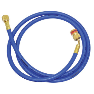 Uniweld EZ5B Manifold Hose Blue 60 in CFC HCFC HFC R410 Ez-Turn Anti-Blowback 93022