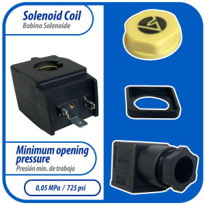 Appli Parts APSOV-110C 110 V Solenoid Coil, 50/60 Hz, compatible with multiple refrigerants CFC, HCFC and HFC, Valve body not included
