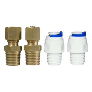 Appli Parts APWF-100K In Line Water Filter 1/4 in Connection 1/2in Wide 10-1/2in Long Includes Plastic Connections APWF-100PC and Brass Connections APWF-100BC Appli Parts APWF-100K In Line Water Filter 1/4 in Connection 1/2in Wide 10-1/2in Long Includes Plastic Connections APWF-100PC and Brass Connections APWF-100BC