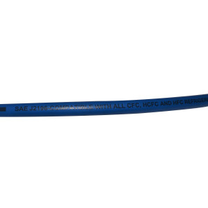 Uniweld EZM3B Manifold Hose 36 in, Blue, 1/4 x 5/16 in Connections, CFC,HCFC,HFC,R410 Ez-Turn Anti-Blowback