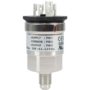 Danfoss 060G0090 Pressure Transmitter AKS 32R, Pressure connection notes: Flare 1/4 in, Pressure Connection Size: 7/16-20 Danfoss 060G0090 Pressure Transmitter AKS 32R, Pressure connection notes: Flare 1/4 in, Pressure Connection Size: 7/16-20