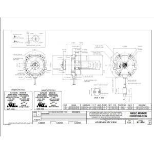 US Motor 4-25W 1550-1725 rpm, 4 Poles, 1 shaft, TEAO Enclosure, Rescue ECM Multi speed, CWOSE 115-230V/50/60Hz/1Ph EC5411E M035TBF0124013B
 US Motor 4-25W 1550-1725 rpm, 4 Poles, 1 shaft, TEAO Enclosure, Rescue ECM Multi speed, CWOSE 115-230V/50/60Hz/1Ph EC5411E M035TBF0124013B