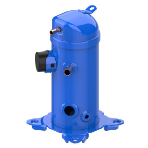 Danfoss HRP038T4LP6 3.2 tons 38,000 Btu/h R22,R407C Scroll Compressor for Air conditioning 380-415/3/50, 460/3/60 V/Ph/Hz Discharge 1/2 in, Suction 3/4 in, ODF, PVE Oil 121L1006 Replaces HRM038U4LP6