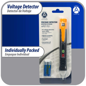 Appli Parts APET-TE1 Non Contact AC Voltage Tester Pen with LED Flashlight and Buzzer Alarm, for Live and Neutral Wire Detection in AC 12-1000V Circuits Appli Parts APET-TE1 Non Contact AC Voltage Tester Pen with LED Flashlight and Buzzer Alarm, for Live and Neutral Wire Detection in AC 12-1000V Circuits